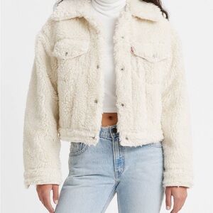 Levi's Baby Bubble Sherpa Trucker Jacket - Coconut Milk